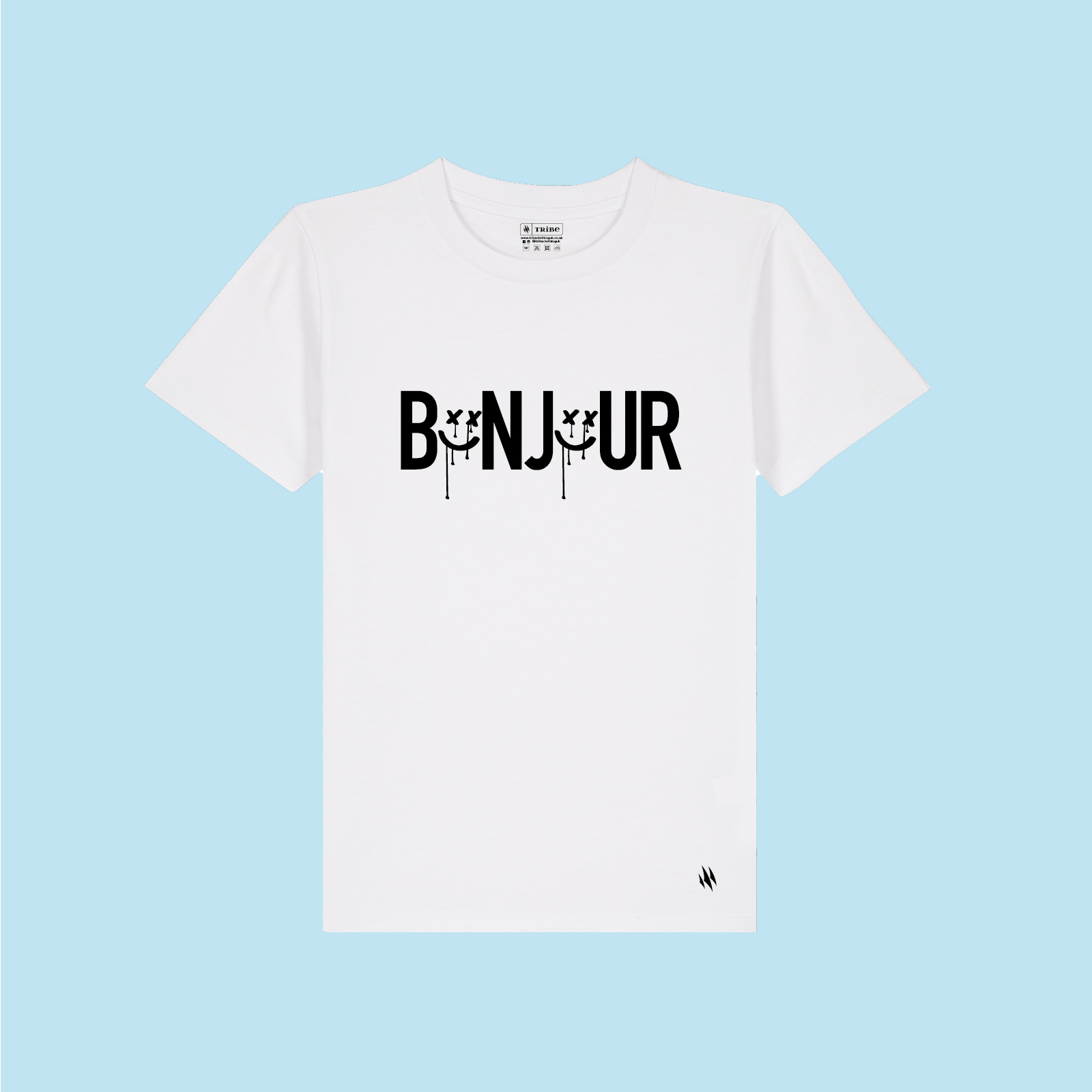 Bonjoir-Graphic-Kids-Tee-White