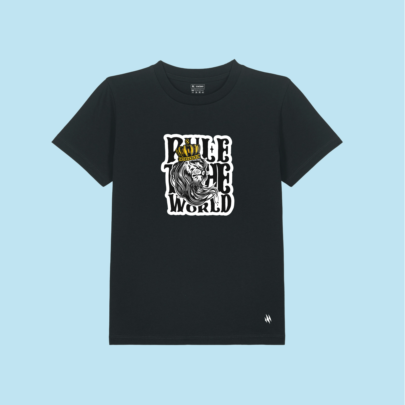 Kids-Rule-The-World-Tee-Black