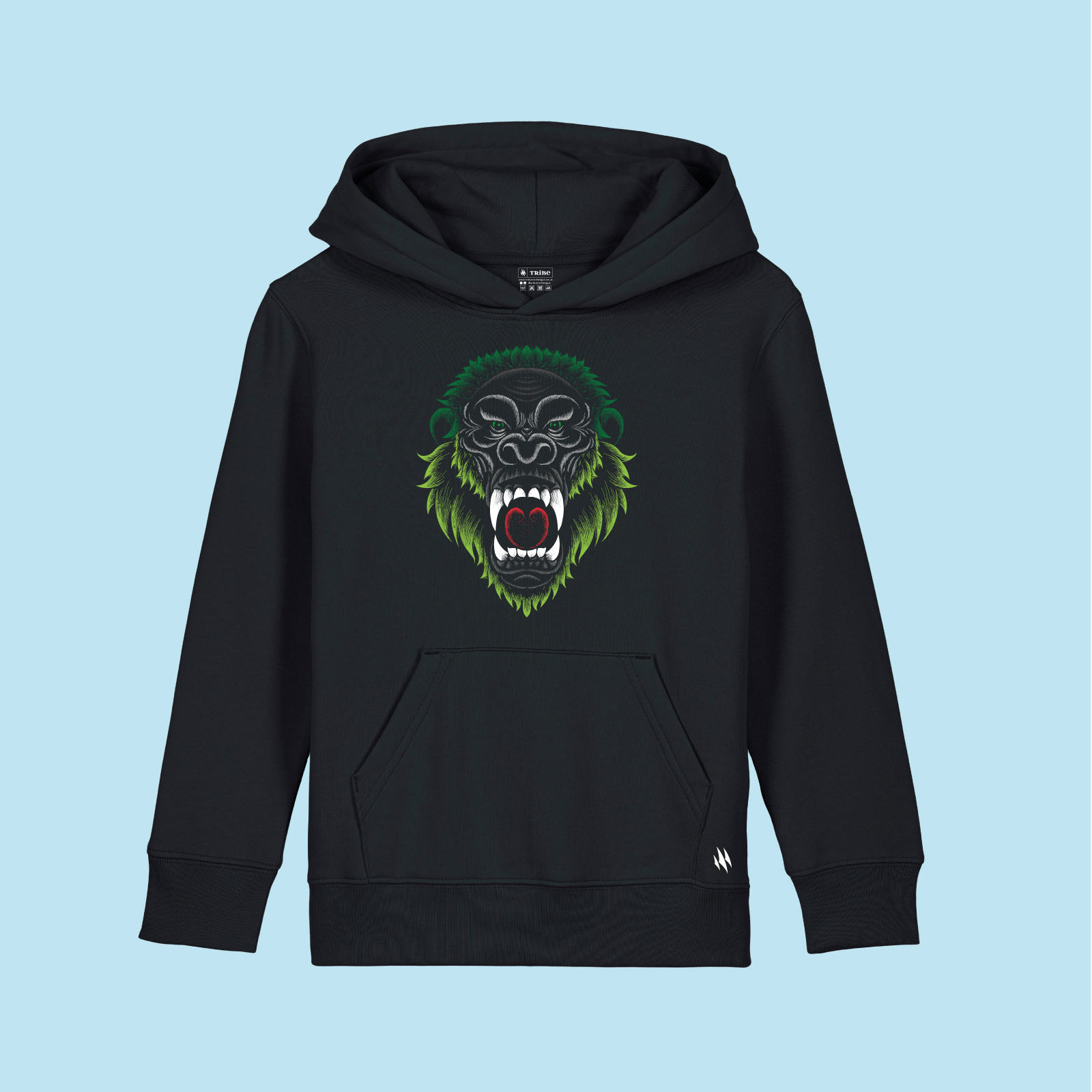 King-Kong-Green-Kids-Hoodie